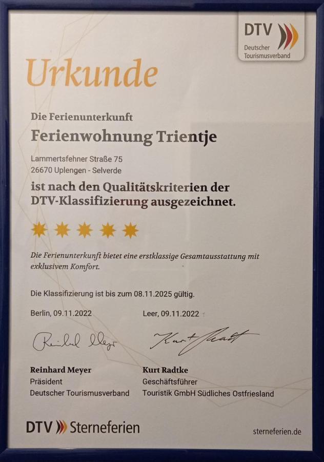 Fewo Trientje Uplengen Zewnętrze zdjęcie